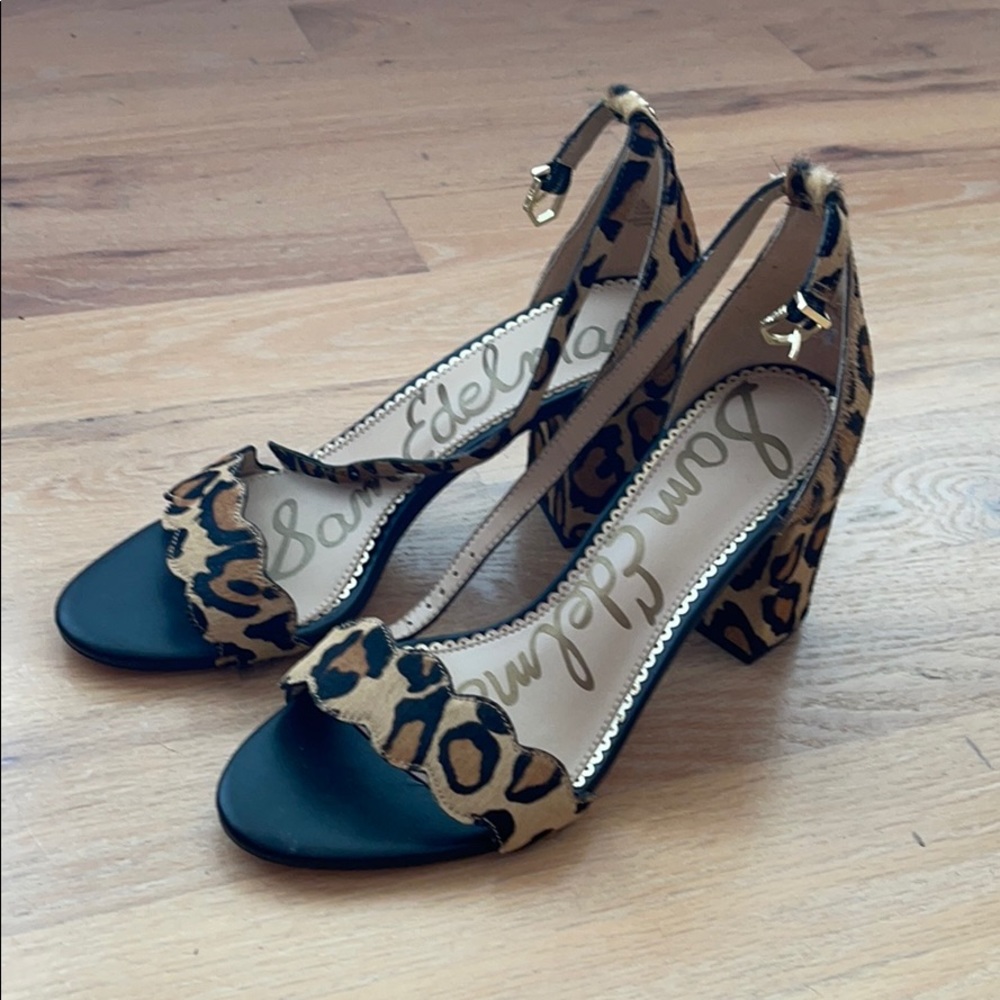 Sam Edelman leopard maryjanes